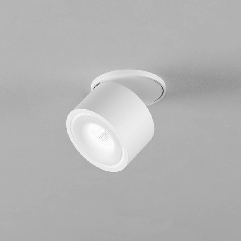 Egger DLS Einbauspot DL Clippo S EP, weiß/weiß, DTW Ø 7,5 cm von Egger Licht