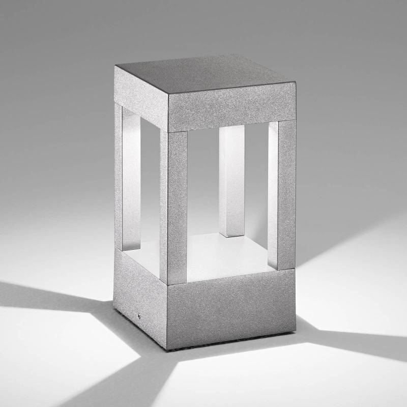 Egger DLS LED-Sockelleuchte York, grau, 20 cm Egger DLS LED-Sockelleuchte York, grau, 20 cm von Egger Licht