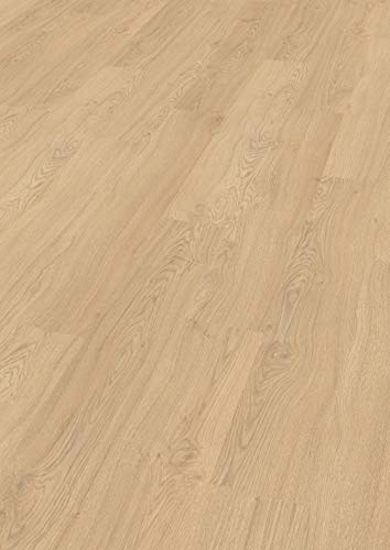EGGER Home Laminatboden EHL107 Matera Eiche hell (8mm, 1,995m²) | authentische Holzoptik | | Einfache Verlegung durch CLIC It! System | Praktisch & wertbeständig von Egger