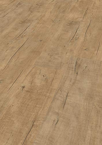 EGGER Springfield Eiche Natur Home Laminatboden EHL171 (8mm, 2,535m²) | authentische Holzoptik | | Einfache Verlegung durch CLIC It System | Praktisch & wertbeständig von Egger