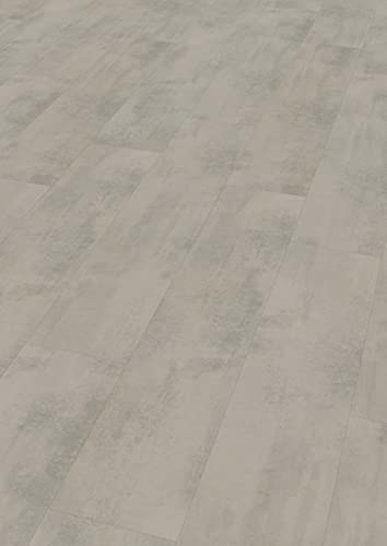 Egger Designboden GreenTec EHD035 Chromix Silber (7,5mm, 2,542m²) | authentische Steinoptik | Einfache Verlegung durch CLIC It System | Robust & strapazierfähig, grau von Egger