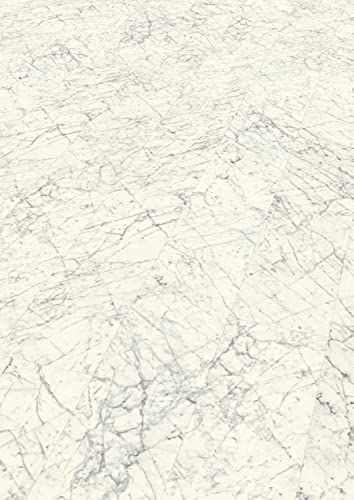 Egger Designboden GreenTec EHD036 Berdal Marmor (7,5mm, 2,542m²) | authentische Steinoptik | Einfache Verlegung durch CLIC It System | Robust & strapazierfähig, Weiss von Egger