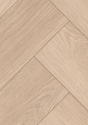Muster EGGER NatureSense Herringbone Laminat EL2132 Baronia Eiche hell 297x168mm von Egger