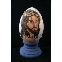 Jesus Osterei, Handbemalt von EggshellART