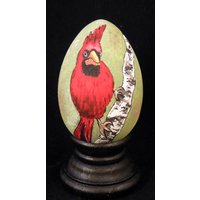 Kardinal, Handgemaltes Ornament Kardinal, Handgemaltes Ornament von EggshellART