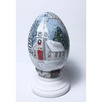 Kirche, Handgemalte Verzierung Kirche, Handgemalte Verzierung von EggshellART