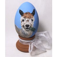 Lama, Handbemalte Verzierung Lama, Handbemalte Verzierung von EggshellART