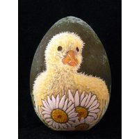Osterei, Handbemalte Baby Ente Osterei, Handbemalte Baby Ente von EggshellART