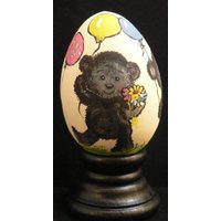 Teddy Bär, Hand Bemalt Ornament Teddy Bär, Hand Bemalt Ornament von EggshellART