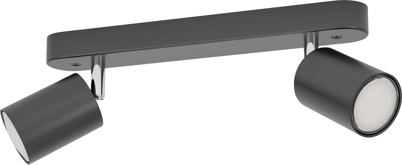 Eglo Connect 2er Spot Adfira-Z schwarz chrom 30 x 9 x 5,5 cm GU10 Eglo Connect 2er Spot Adfira-Z schwarz chrom 30 x 9 x 5,5 cm GU10 von Eglo Connect
