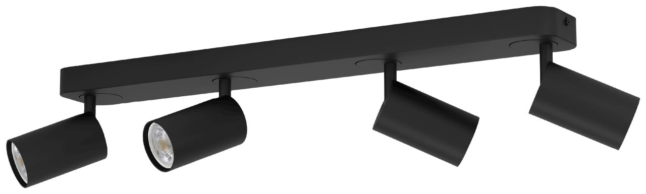 Eglo Connect 4er LED Spot Telimbela-Z schwarz 58 x 8 cm von Eglo Connect