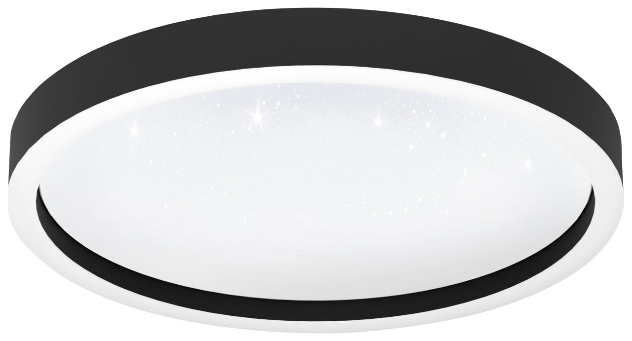 Eglo Connect LED Deckenleuchte Montemorelos-Z schwarz Ø 42 cm mit Kristalleffekt Eglo Connect LED Deckenleuchte Montemorelos-Z schwarz Ø 42 cm mit Kristalleffekt von Eglo Connect