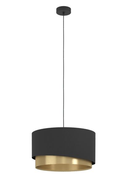 Eglo Leuchten Hängeleuchte MANDERLINE  in E27 schwarz/messing Eglo Leuchten Hängeleuchte MANDERLINE  in E27 schwarz/messing von Eglo Leuchten