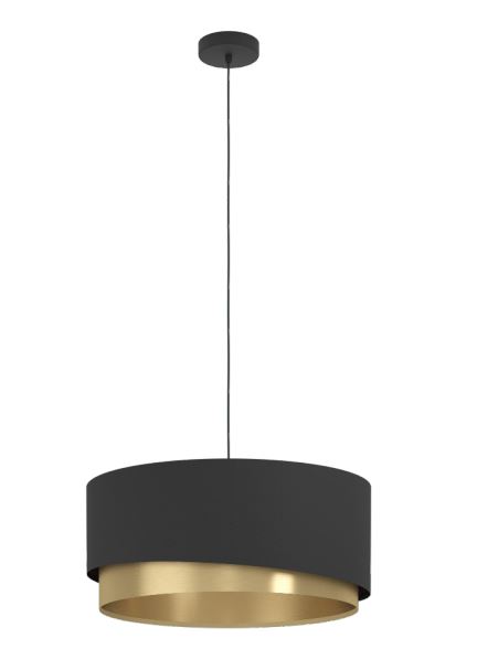 Eglo Leuchten Hängeleuchte MANDERLINE in E27 schwarz/messing Eglo Leuchten Hängeleuchte MANDERLINE in E27 schwarz/messing von Eglo Leuchten