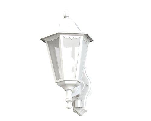 EGLO Außen-Wandlampe Navedo, 1 flammige Außenleuchte inkl. Bewegungsmelder, Sensor-Wandleuchte aus Aluguss und Glas, Farbe: Weiß, Fassung: E27, IP44 EGLO Außen-Wandlampe Navedo, 1 flammige Außenleuchte inkl. Bewegungsmelder, Sensor-Wandleuchte aus Aluguss und Glas, Farbe: Weiß, Fassung: E27, IP44 von EGLO
