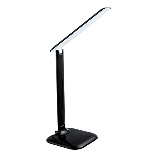 EGLO LED Tischlampe Caupo, 1 flammige Tischleuchte mit Touch, Farbtemperaturwechsel (warm, neutral, kalt), dimmbar, Schreibtischlampe aus hochwertigem Kunststoff und Stahl, Bürolampe in Schwarz EGLO LED Tischlampe Caupo, 1 flammige Tischleuchte mit Touch, Farbtemperaturwechsel (warm, neutral, kalt), dimmbar, Schreibtischlampe aus hochwertigem Kunststoff und Stahl, Bürolampe in Schwarz von EGLO