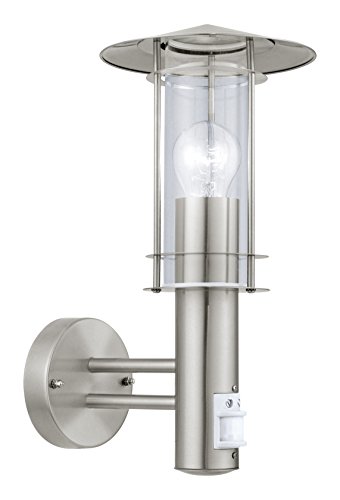 EGLO Außen-Wegelampe Lisio, 1 flammige Außenleuchte, Wegeleuchte aus Edelstahl in Silber und Glas in Transparent, E27 Fassung, IP44 EGLO Außen-Wegelampe Lisio, 1 flammige Außenleuchte, Wegeleuchte aus Edelstahl in Silber und Glas in Transparent, E27 Fassung, IP44 von EGLO