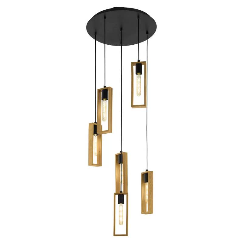 Eglo Pendellampe Littleton Sechsflammig Pendelleuchte Lampe Leuchte Spot Li442 B-Ware von Eglo
