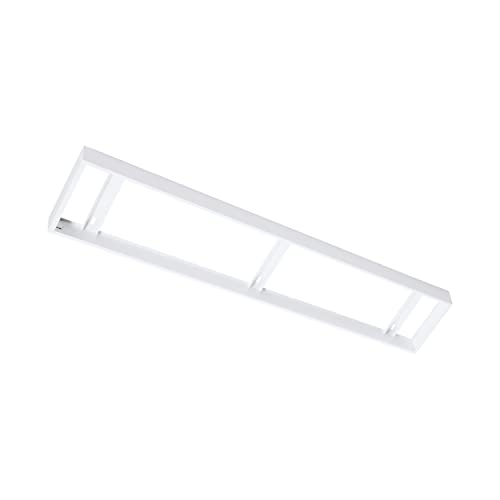 EGLO Aufbaurahmen für LED Panel Salobrena 1, Zubehör-Rahmen aus Metall in Weiß, L 120,5 cm x B 30,3 cm EGLO Aufbaurahmen für LED Panel Salobrena 1, Zubehör-Rahmen aus Metall in Weiß, L 120,5 cm x B 30,3 cm von EGLO