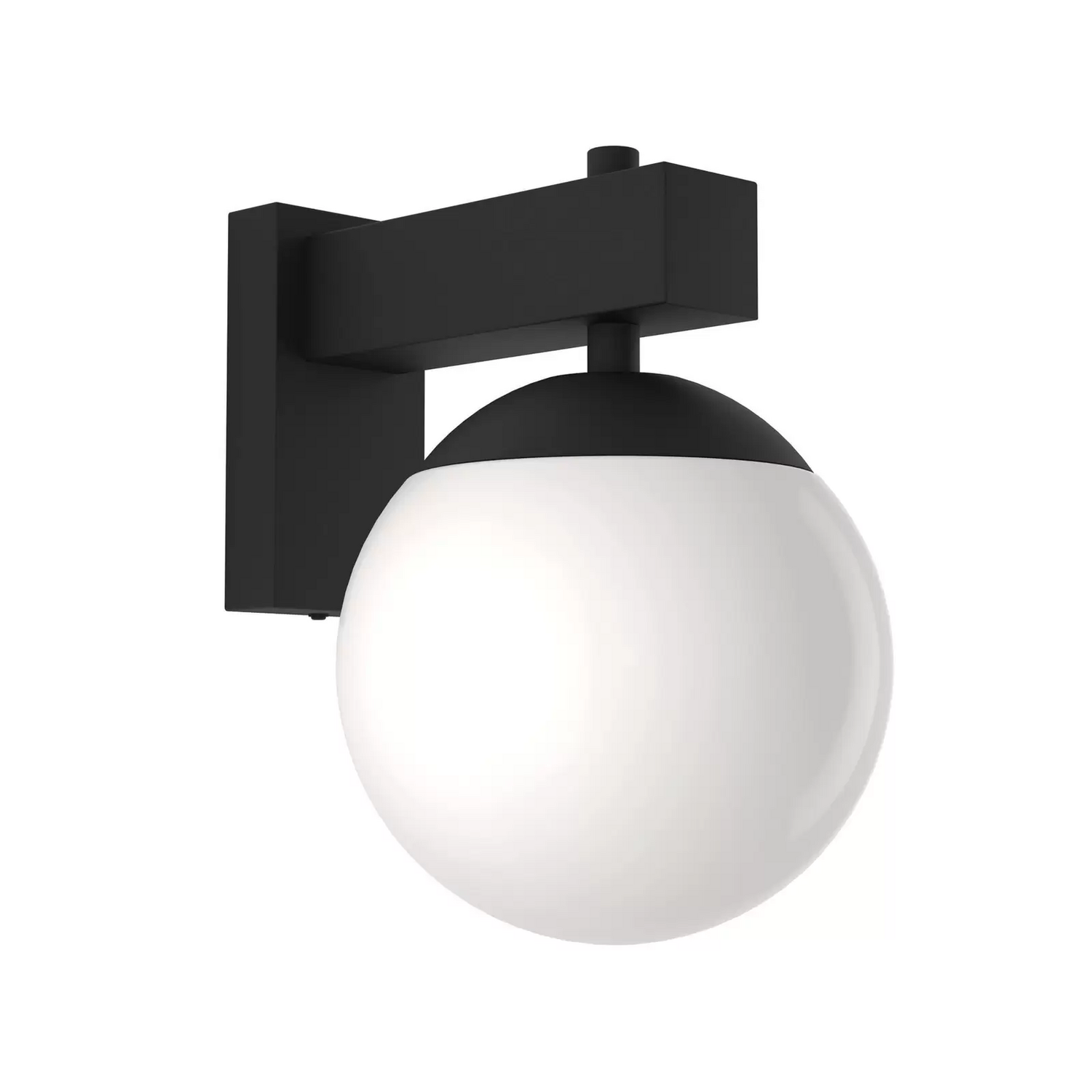 Eglo Außenwandleuchte Bufalata Wandlampe Außenlampe Lampe Schwarz Glas Opalweiß B-Ware von Eglo