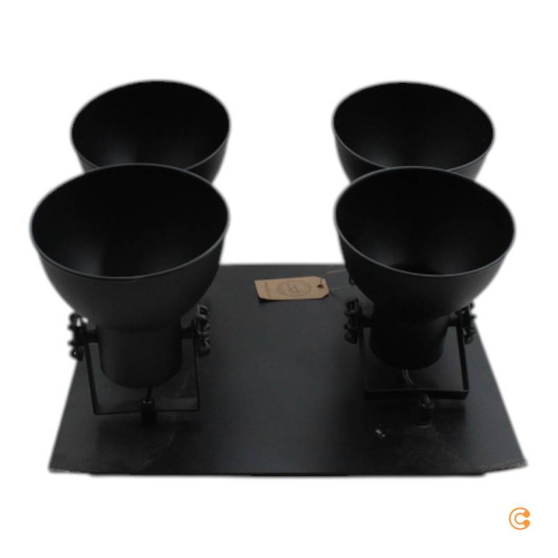 Eglo Deckenstrahler Barnstaple Schwarz Vierflammig Deckenlampe Siehe Text/Foto B-Ware von Eglo