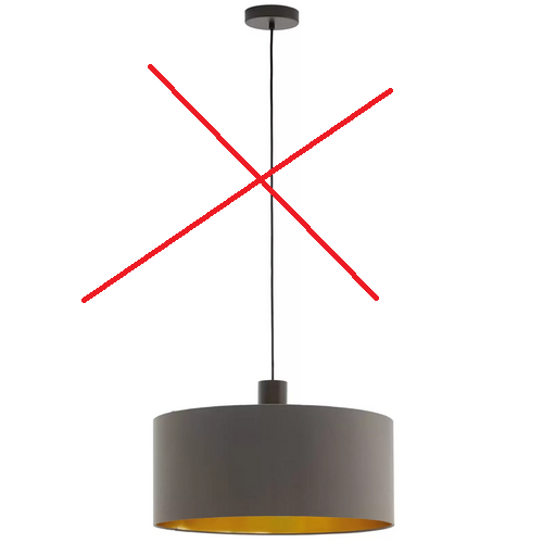 Eglo Hängelampe Concessa Hängeleuchte Deckenlampe Lampe Cappuccino Gold ø 53 Cm B-Ware von Eglo