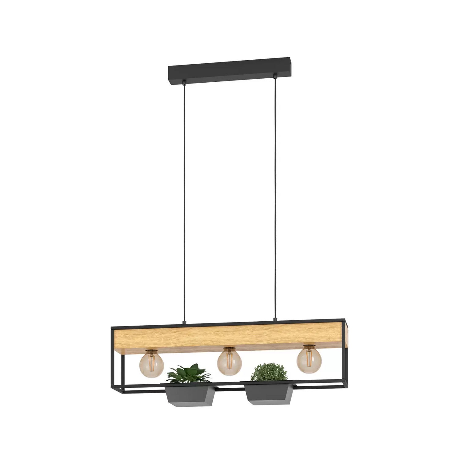 Eglo Hängelampe Libertad 1 3 Flammig Hängeleuchte Deckenlampe Deckenlicht E27 B-Ware von Eglo