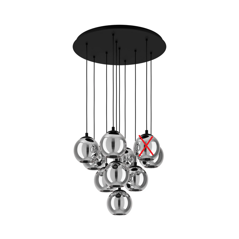 Eglo Hängelampe Pendelleuchte Ariscani Schwarz ø 65 Cm Stahl Siehe Text/Foto B-Ware von Eglo