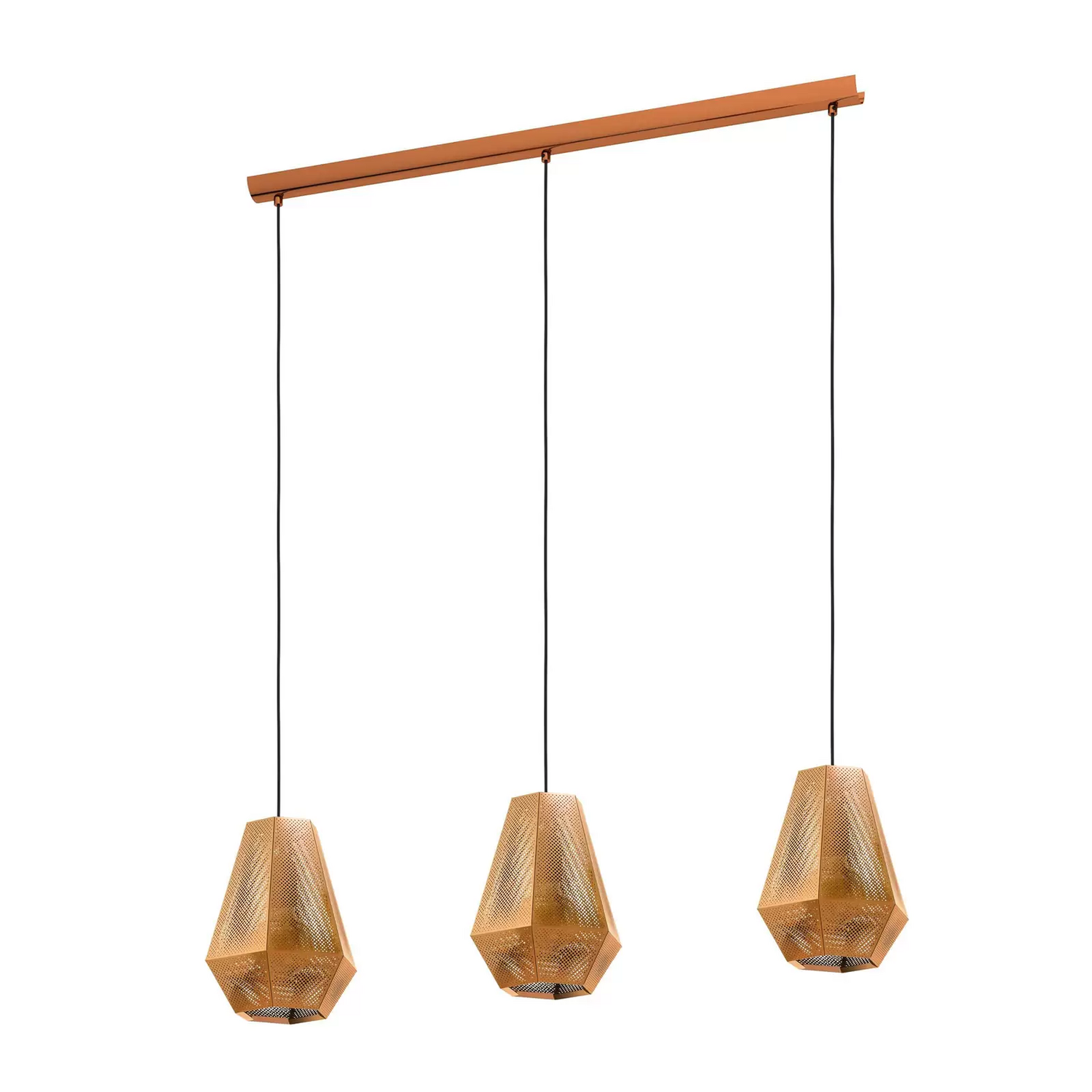 Eglo Hängeleuchte Chiavica Hängelampe Deckenlampe Leuchte Messing Dreiflammig B-Ware von Eglo