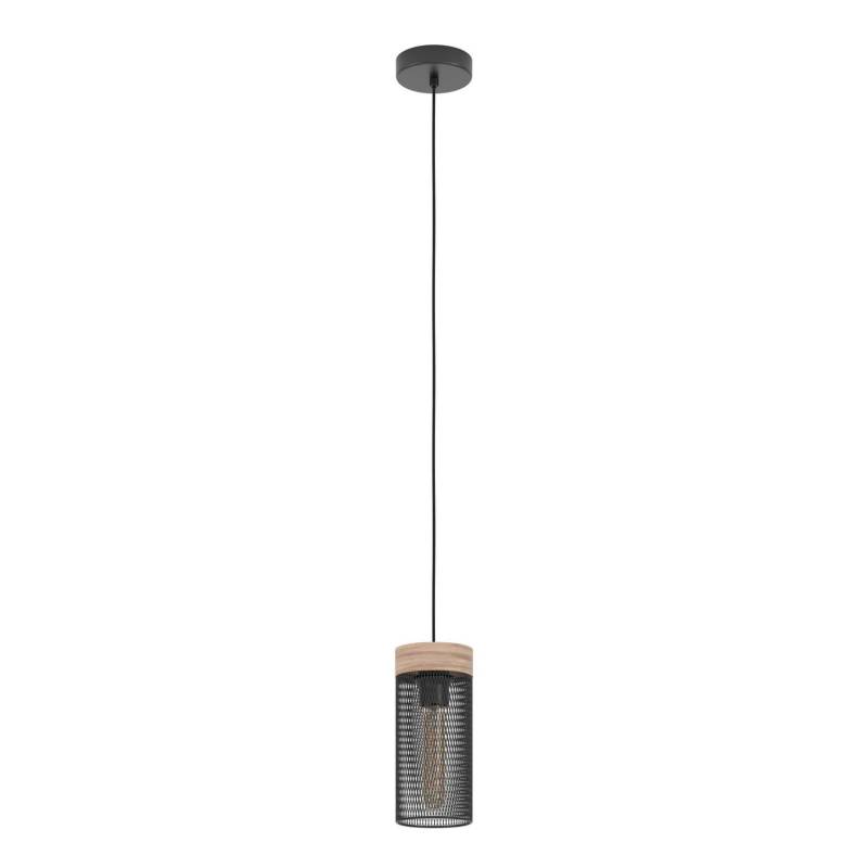 Eglo Hängeleuchte Kilnsdale ø 11 Cm Schwarz Braun Stahl Deckenlampe Lampe Spot B-Ware von Eglo
