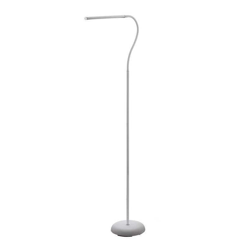 Eglo LED-Stehleuchte Laroa 1-flammig Kunststoff Modern Weiß 54x22x130 cm (BxHxT) Touch-Schalter Leuchtmittel inklusive von Eglo