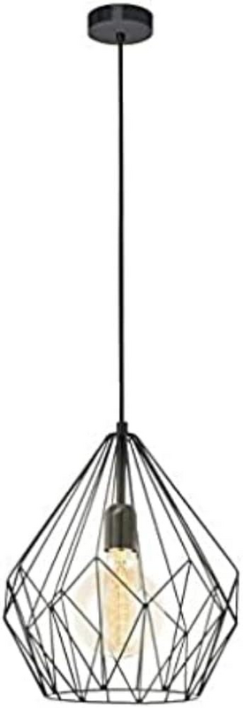 Eglo Pendellampe Carlton Deckenleuchte Hängelampe Esstischlampe Metall Schwarz B-Ware von Eglo