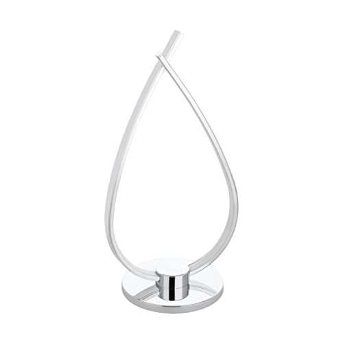 EGLO LED Tischlampe Roncade, 1 flammige Tischleuchte, Nachttischlampe aus Alu, Kunststoff, Farbe: Chrom, inkl. Schalter EGLO LED Tischlampe Roncade, 1 flammige Tischleuchte, Nachttischlampe aus Alu, Kunststoff, Farbe: Chrom, inkl. Schalter von EGLO