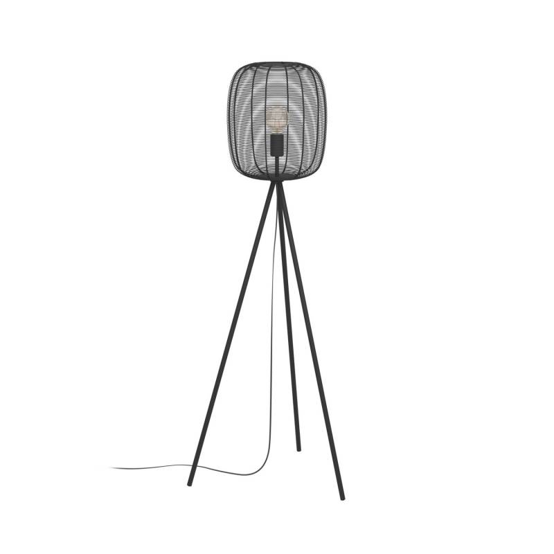 Eglo Stehleuchte Standlampe Lampe Schwarz Metall 1405cm E27 Rinroe B-Ware von Eglo