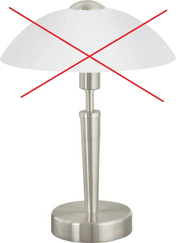 Eglo Tischlampe Energiesparlampe Schreibtischlampe Led E14 Siehe Text/Foto B-Ware von Eglo