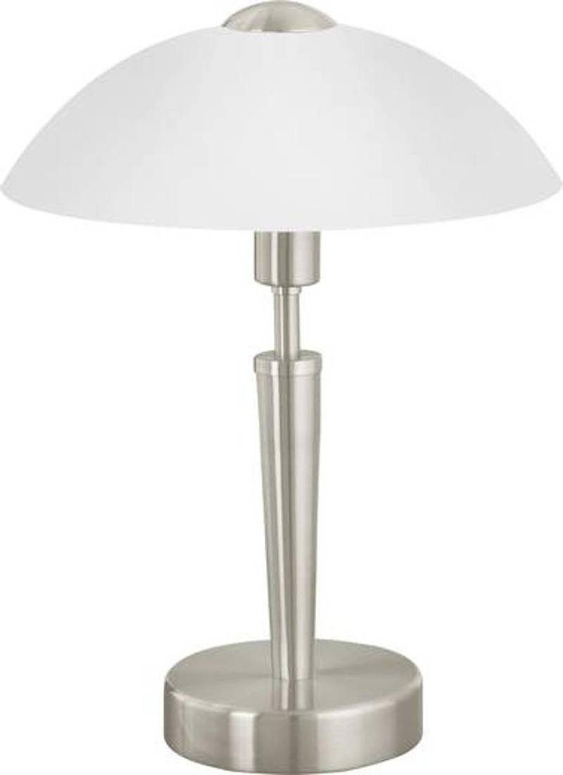 Eglo Tischlampe Energiesparlampe Schreibtischlampe Led E14 Solo 1 Nickel Matt920 B-Ware von Eglo