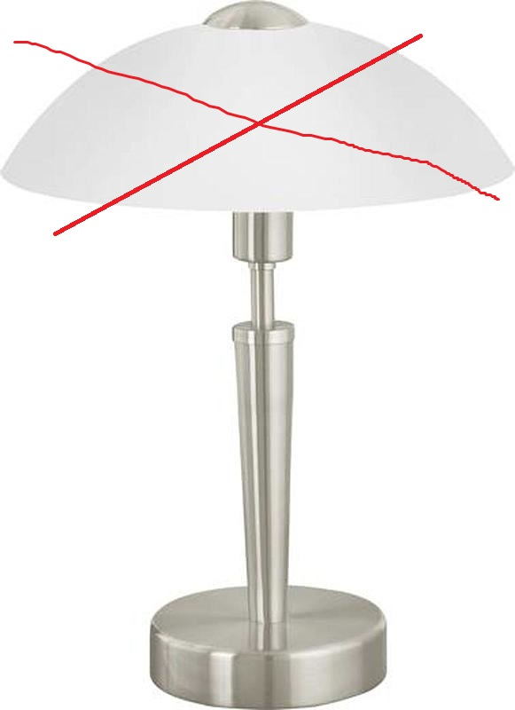 Eglo Tischlampe Energiesparlampe Schreibtischlampe Led E14 Solo Siehe Text/Foto B-Ware von Eglo