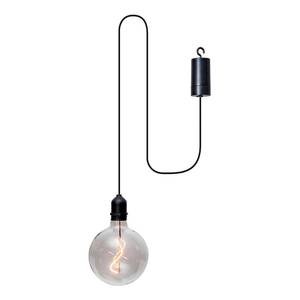 home24 LED-Deckenleuchte Vignanello Ø 13cm Schwarz/Durchscheinend von home24