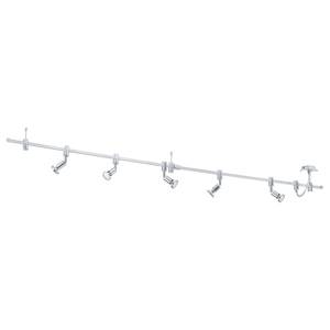 home24 LED-Deckenstrahler I 200 x 20 x 14cm Silber Aluminium, verchromt LED GU10 von home24