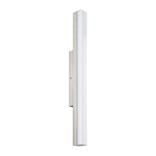 EGLO LED Wandlampe Torreta, Spiegelleuchte, Wandleuchte Bad aus Metall und Glas, Badezimmer Lampe in Nickel-Matt, Weiß, LED Feuchtraumleuchte neutralweiß, IP44, L 60 cm EGLO LED Wandlampe Torreta, Spiegelleuchte, Wandleuchte Bad aus Metall und Glas, Badezimmer Lampe in Nickel-Matt, Weiß, LED Feuchtraumleuchte neutralweiß, IP44, L 60 cm von EGLO