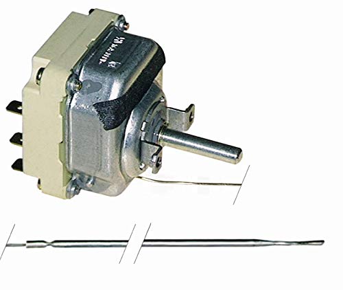 Thermostat T.MAX. 300°C Temperaturbereich 50-300°C 3-polig 3NO 16A Sonde Ø 3mm Sonde L 219mm von Ego