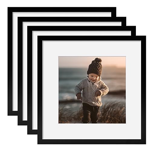 Egofine 30x30cm Picture Frames Black, Square Photo Frames with Plexiglass for Picture 20x20cm with Mat or 30x30cm without Mat, Composite Wood Picture Frames for Table Top and Wall Mounting Egofine 30x30cm Picture Frames Black, Square Photo Frames with Plexiglass for Picture 20x20cm with Mat or 30x30cm without Mat, Composite Wood Picture Frames for Table Top and Wall Mounting von Egofine