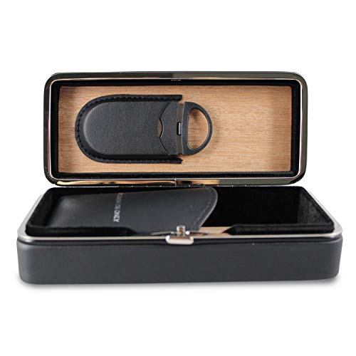 Egoist Travel Box 3, Leder, schwarz, 16 x 4 x 10 cm von EGOIST