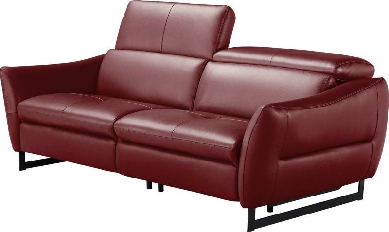 Egoitaliano 2,5-Sitzer Dafne, elegantes Designsofa mit hohem Sitzkomfort, wahlw. mit elektrischer Relaxfunktion, Kopfteile manuell verstellbar von Egoitaliano