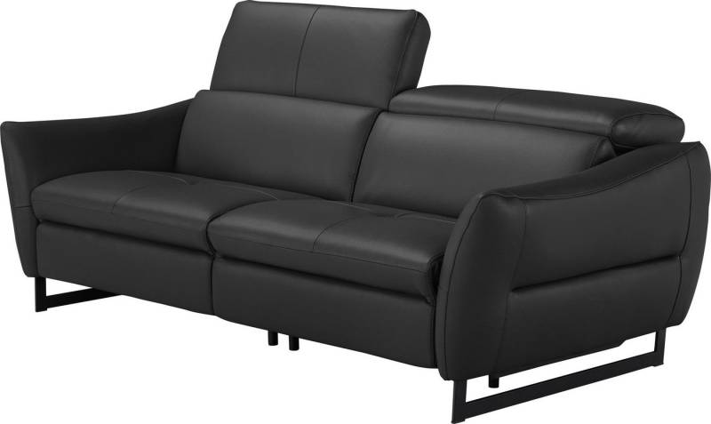 Egoitaliano 2,5-Sitzer Dafne, elegantes Designsofa mit hohem Sitzkomfort, wahlw. mit elektrischer Relaxfunktion, Kopfteile manuell verstellbar von Egoitaliano