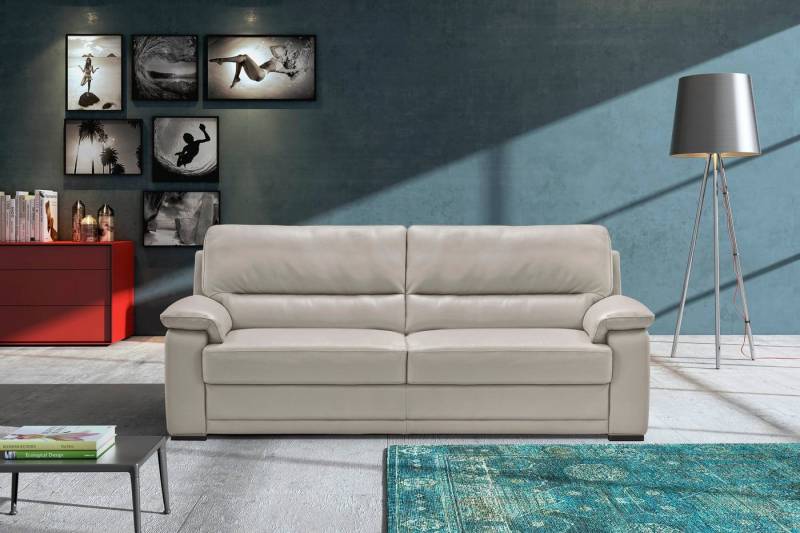 Egoitaliano 2,5-Sitzer Doris, modernes Designersofa, Ledersofa mit erstklassiger Sitzqualität, edle Detailverarbeitung, perfekte Polsterung, aus hochwertigem Leder von Egoitaliano