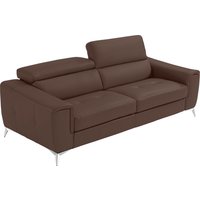 Egoitaliano 2,5-Sitzer "Francine, Designsofa, Loungesofa, Breite 213 cm, Fußfarbe chrom" Designfuß, Leder BULL, chocolate Egoitaliano 2,5-Sitzer "Francine, Designsofa, Loungesofa, Breite 213 cm, Fußfarbe chrom" Designfuß, Leder BULL, chocolate von Egoitaliano