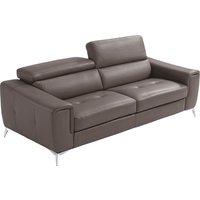 Egoitaliano 2,5-Sitzer "Francine, Designsofa, Loungesofa, Breite 213 cm, Fußfarbe chrom" Designfuß, Leder BULL, graphit Egoitaliano 2,5-Sitzer "Francine, Designsofa, Loungesofa, Breite 213 cm, Fußfarbe chrom" Designfuß, Leder BULL, graphit von Egoitaliano