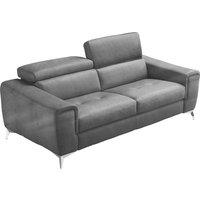 Egoitaliano 2,5-Sitzer "Francine, Designsofa, Loungesofa, Breite 213 cm, Fußfarbe chrom" Designfuß, Luxus-Microfaser Lederoptik, smoke Egoitaliano 2,5-Sitzer "Francine, Designsofa, Loungesofa, Breite 213 cm, Fußfarbe chrom" Designfuß, Luxus-Microfaser Lederoptik, smoke von Egoitaliano