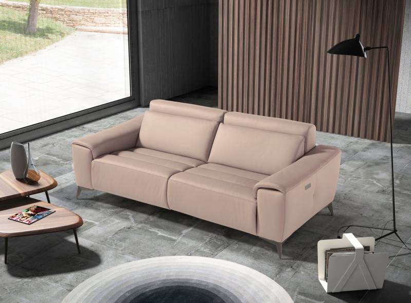 Egoitaliano 2,5-Sitzer Suzette, Designsofa mit elektrischen Komfortfunktionen, edel & bequem, inkl. 2 elektronischer Relaxfunktionen, Rücken- und Fußteilfunktion von Egoitaliano